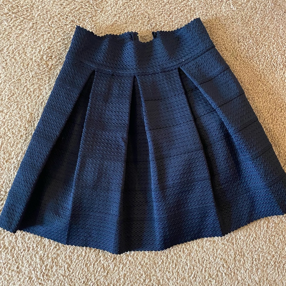 Blue mini skirt
